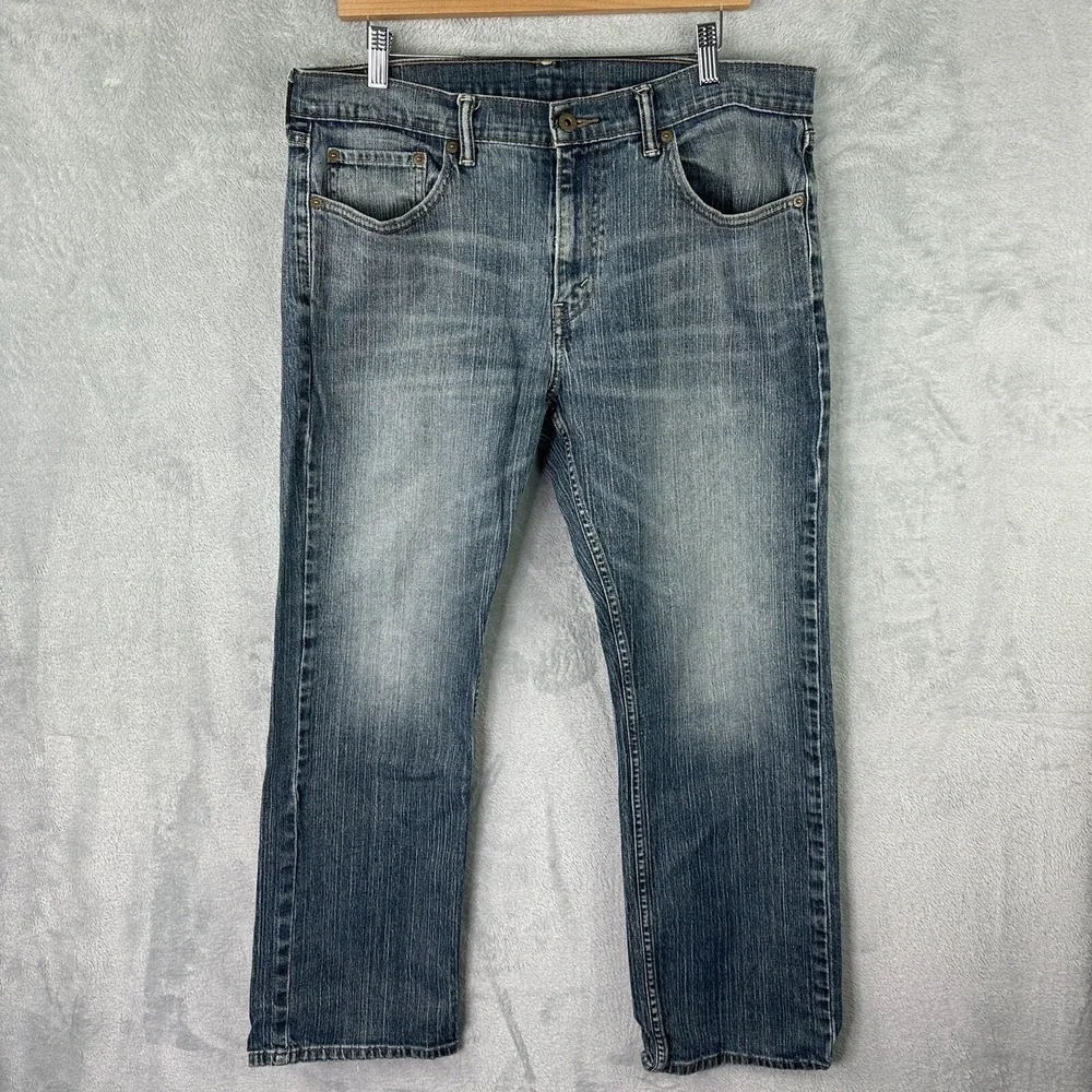 Levi's 559 Men's Blue Stretch Jeans Size 34x30 Relaxed Fit Denim‎